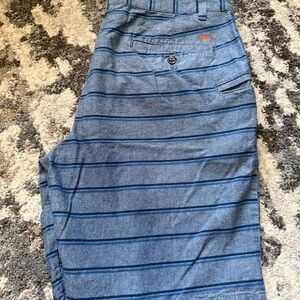 Dockers Blue Striped Men's Shorts